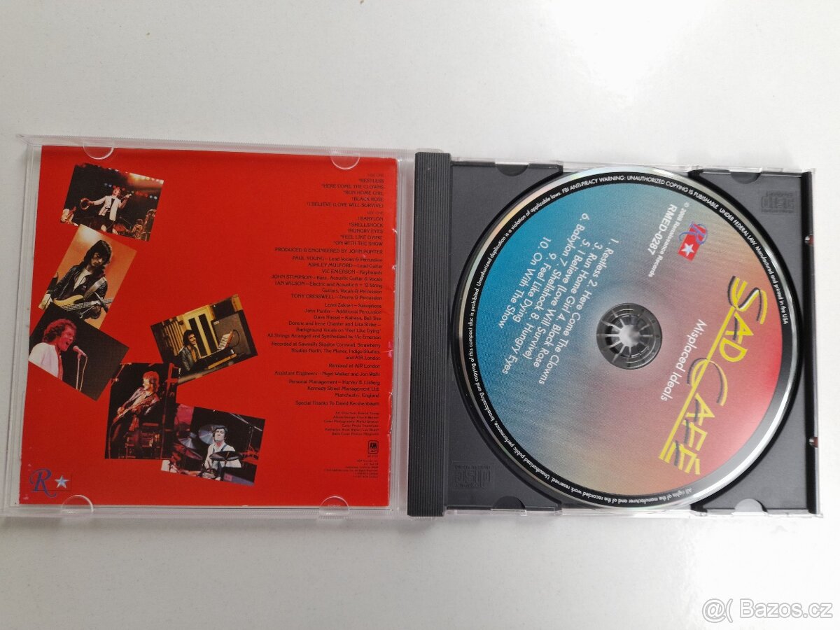 CD Sad Café: Misplaced Ideals - 3