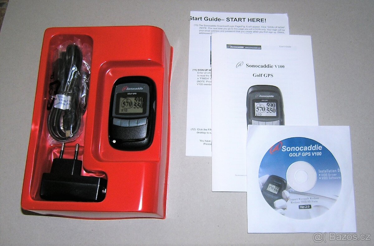 Ruční golfová navigace s LCD displejem Sonocaddie - nová - 3