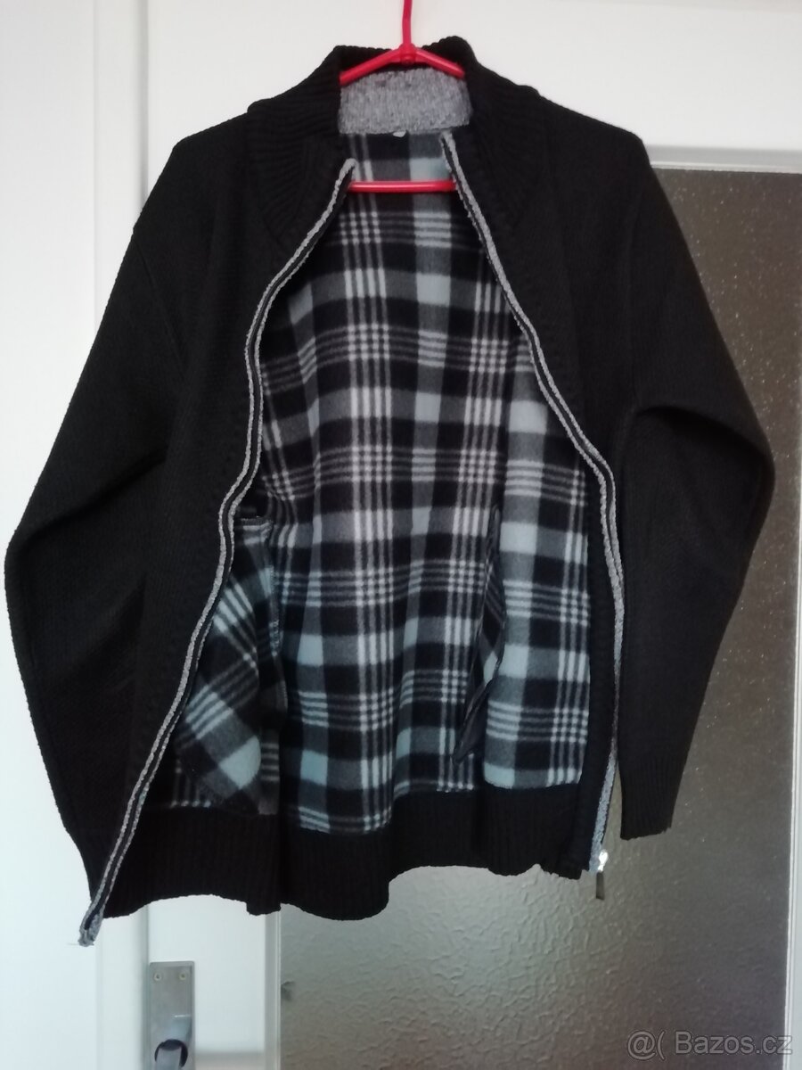 Pánský svetr s fleecovou podšívkou - 3