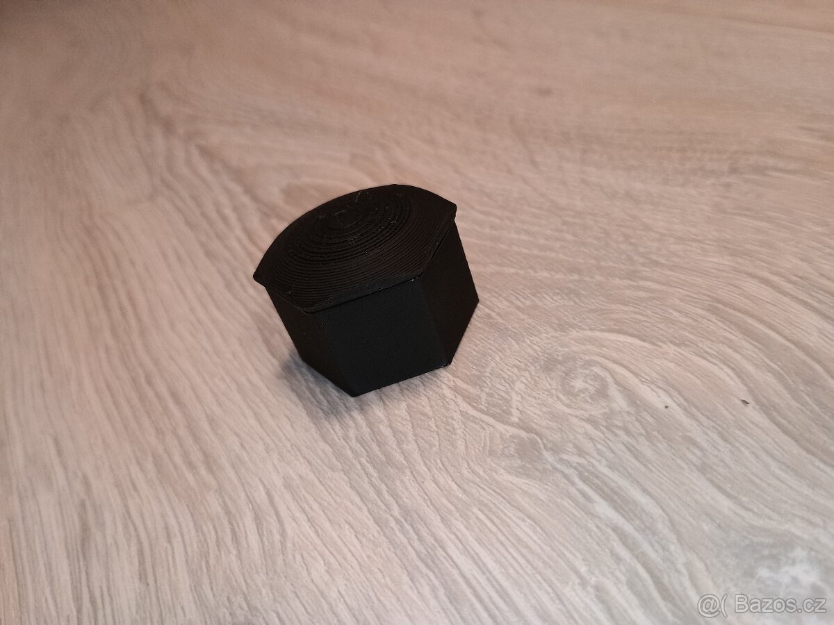 Krytka kolového šroubu 27 mm, černá - 3