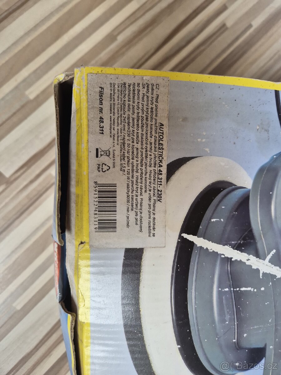 Auto-leštička UNITEC 120W (240 mm) – NOVÁ, nepoužitá - 3