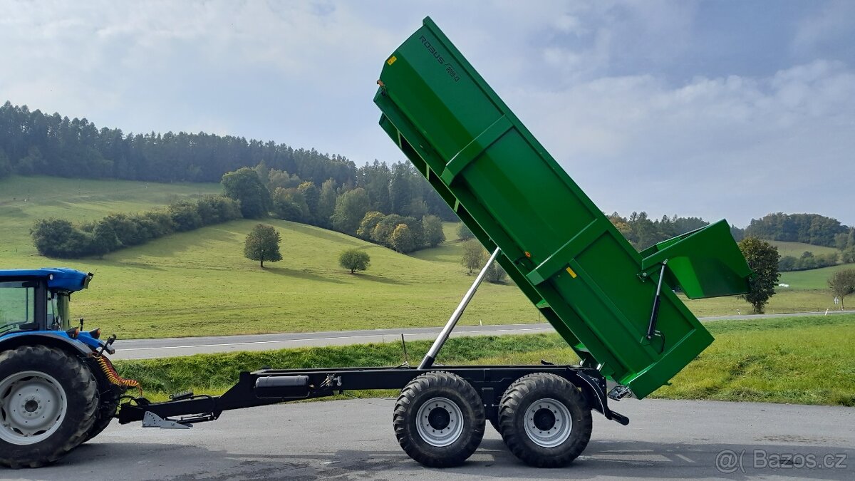 Traktorový návěs,Vlek za Traktor,Vlečka,Přívěs,Dumper 19t - 3