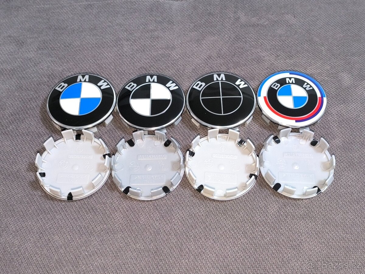 BMW 68mm stredové kryty kol - 3