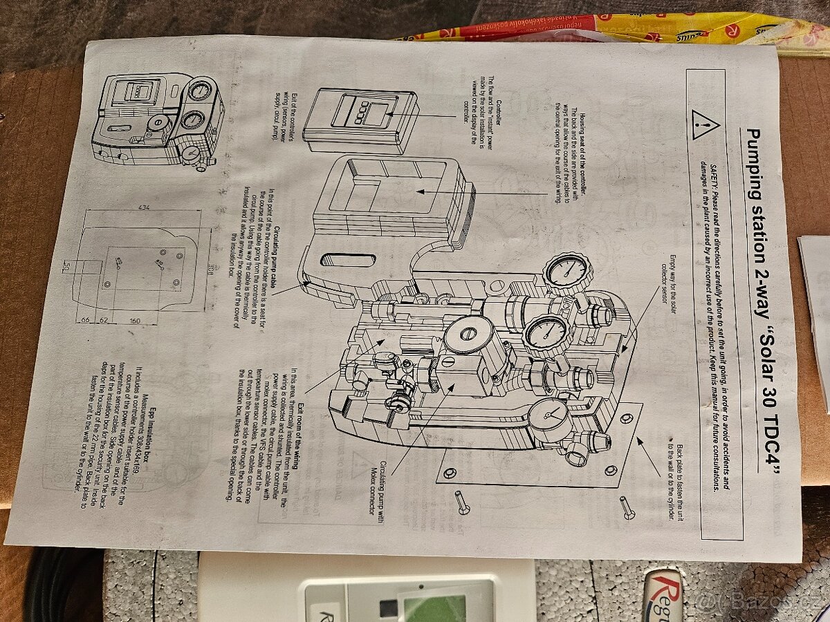 Solární ohřev, čerpadlová soustava REGULUS - 3