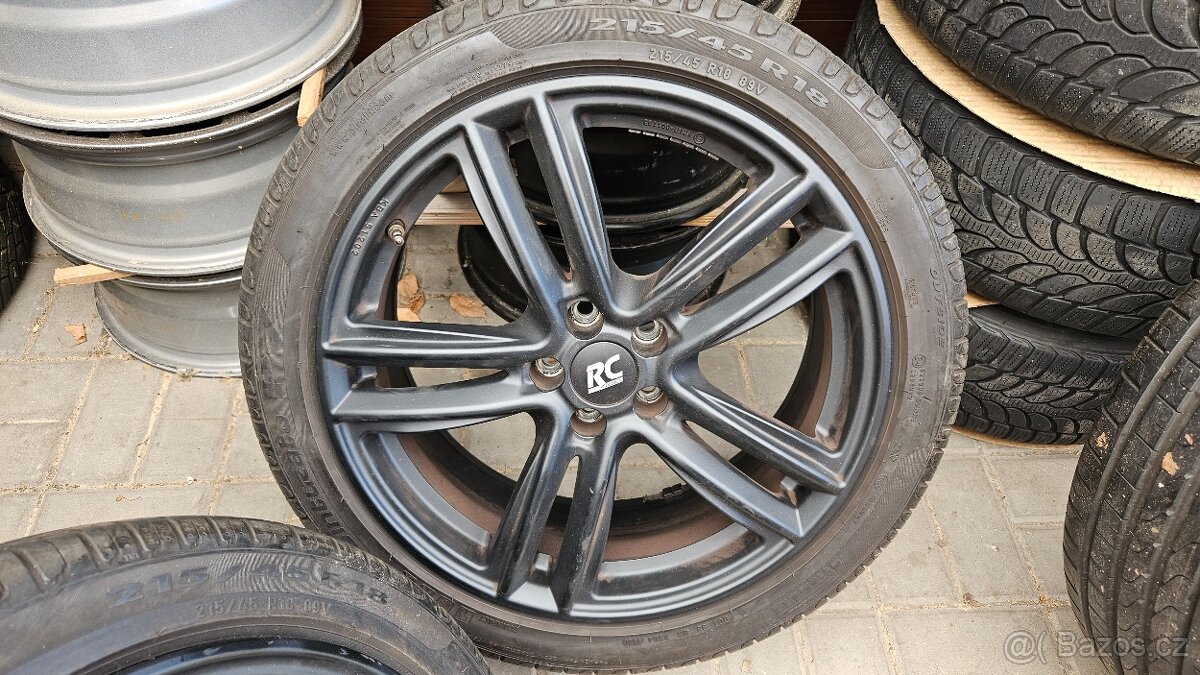 Letní Sada Alu 5x100 215/45 R18 Kamiq Arona T-Cross - 3