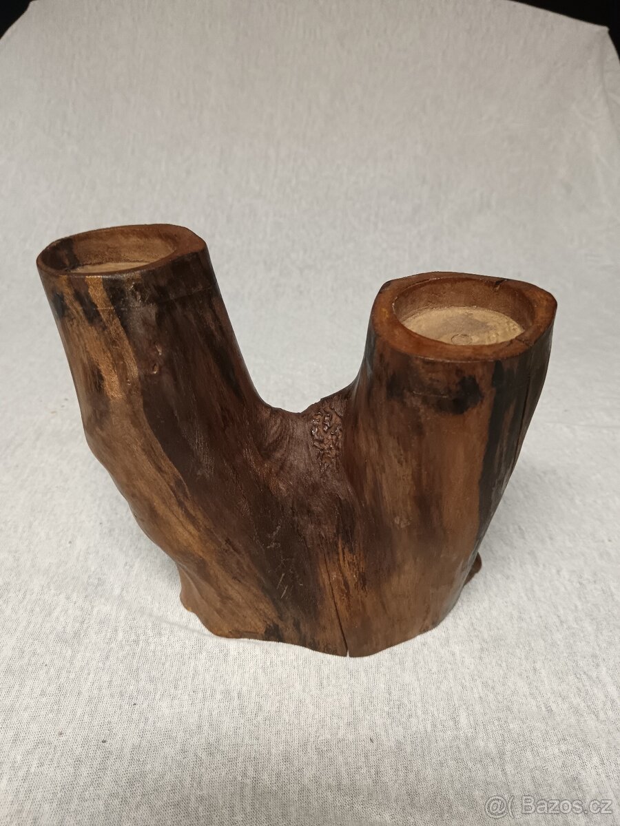 Dřevěné svícny - 3