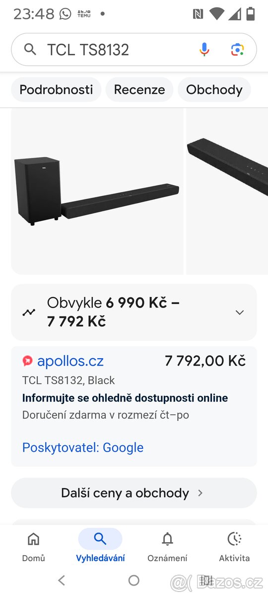 Soundbar TCL TS 8132 - 3