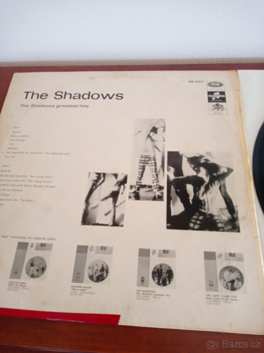 LP vinyl desky The Shadows greatest hits - 3