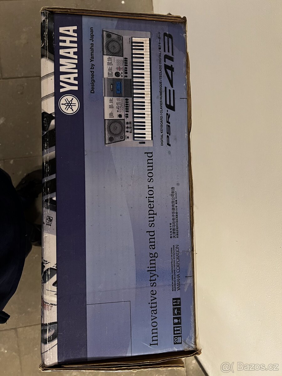 KLÁVESY Yamaha PSR-E413 - 3