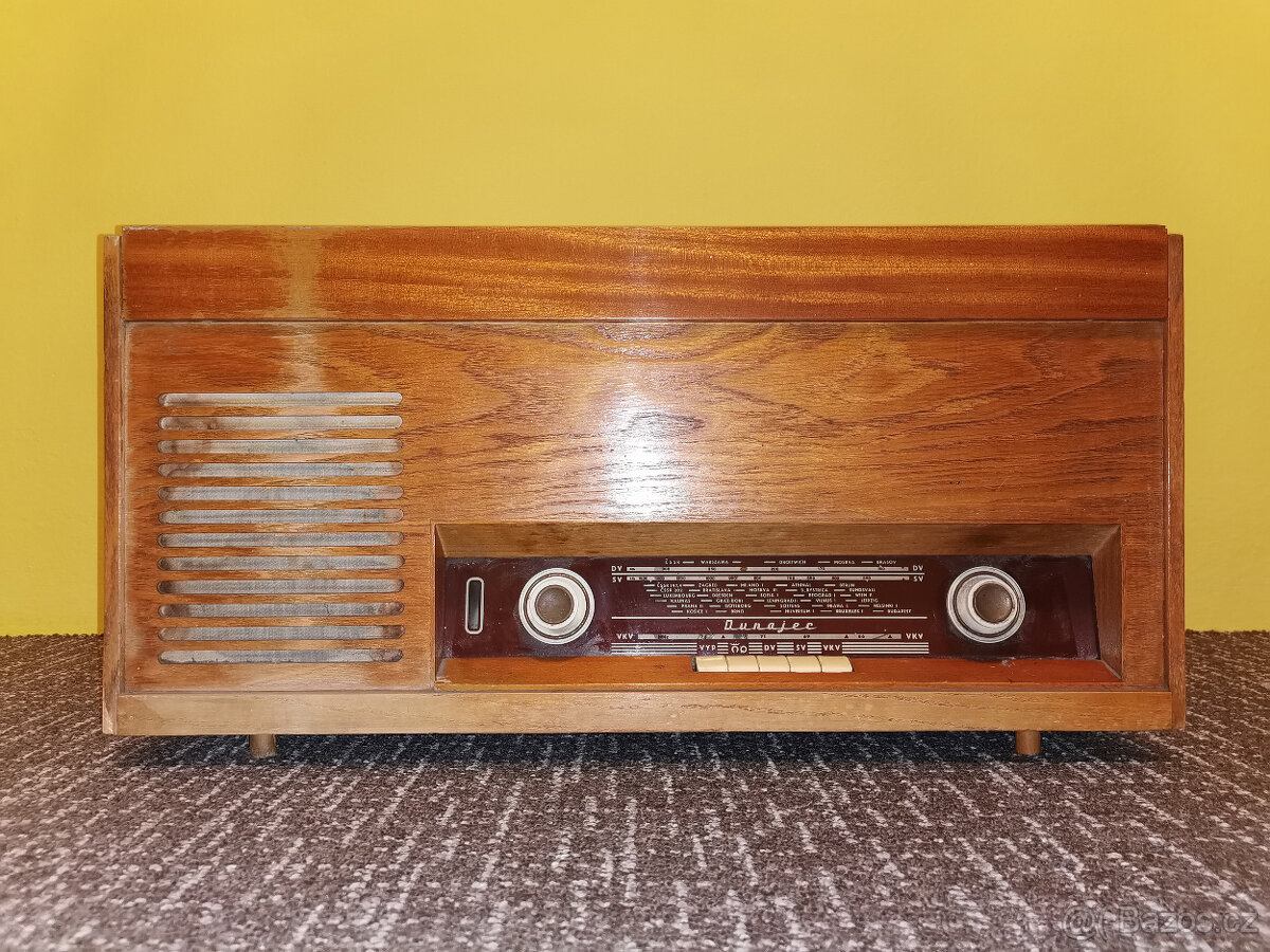 Rádio s gramofonem Dunajec, retro. - 3