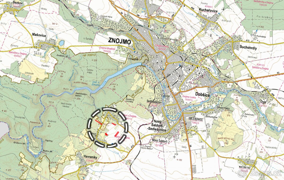 Zemědělská půda, prodej, Popice, Znojmo - 3