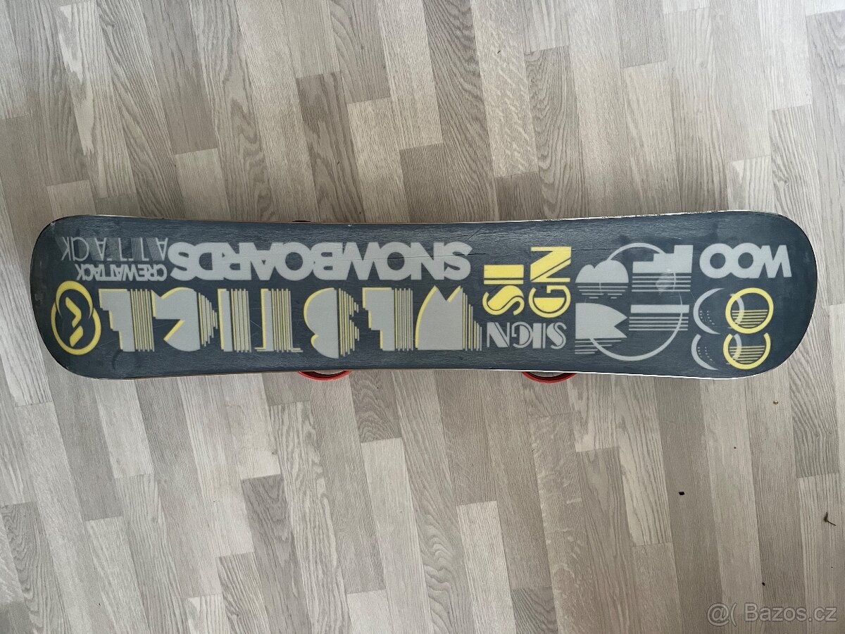Snowboard 120cm vcetne vazani - 3