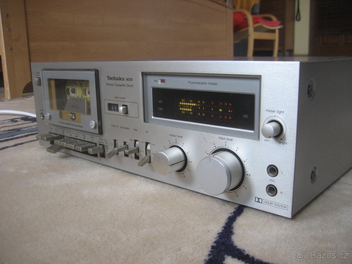 Prodám tape deck TECHNICS RS-M33 - 3