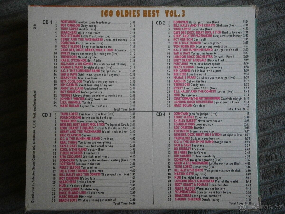 CD 100 oldies best complet box - 3