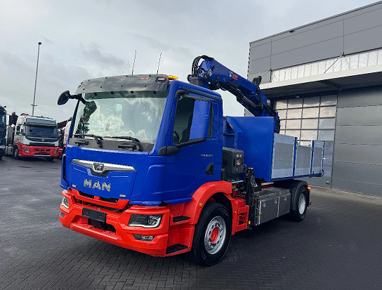 MAN TGM 18.290 - nosič kontejnerů s hydraulickou rukou - 3