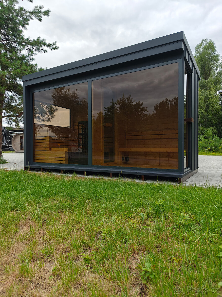 Saunový domek Diamant s odpočívárnou - 3