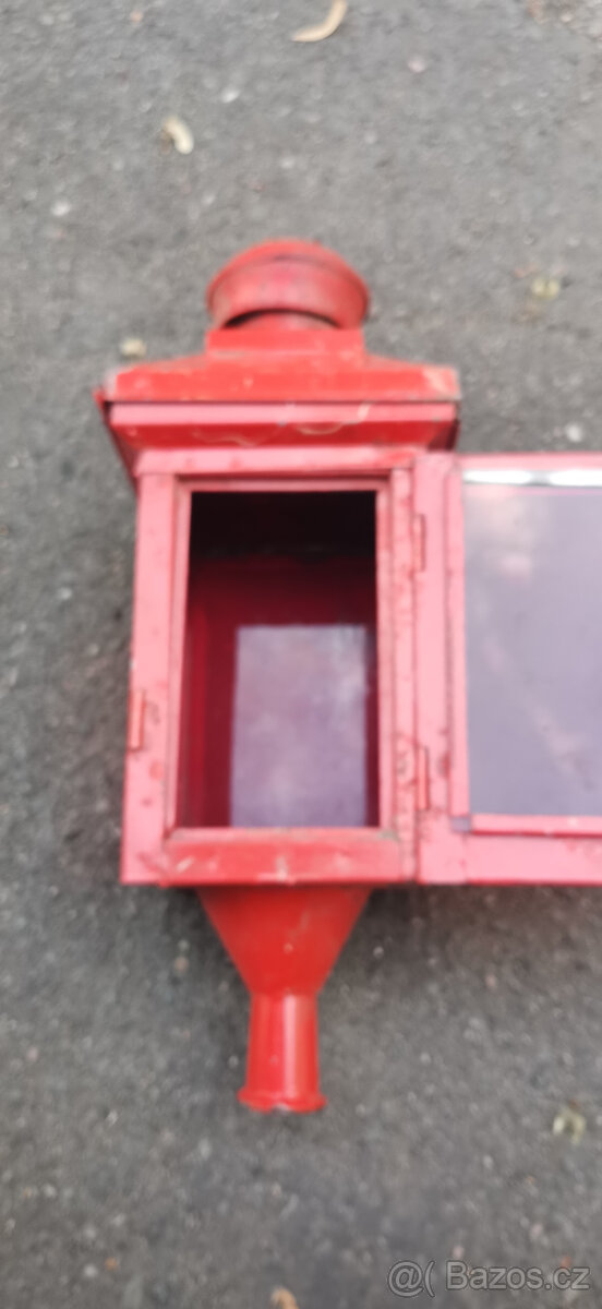 Starožitná cestářská lampa - 3