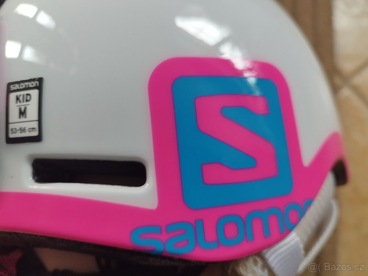 Dívčí helma zn. Salomon + brýle - 3