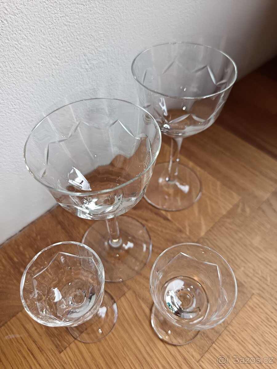 Broušené skleničky na likér 2 x 6 kusů - 3