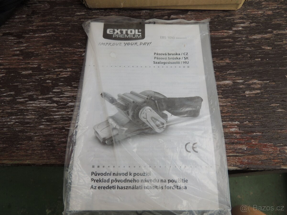 Pásová bruska Extol Premium EBS 1010 + stojan - 3