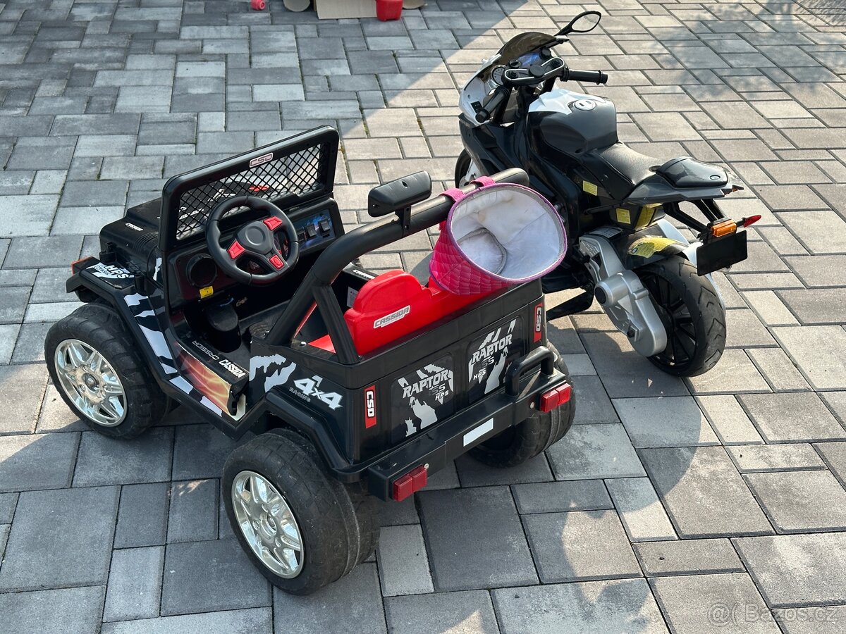 Akumulátorové autíčko HECHT 56185 a BMW S1000RR - 3