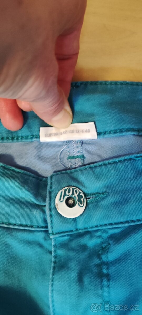 Street One dámské zelenkavé džíny vel. 38 - 3