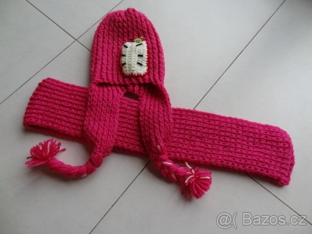 ZIMNÍ JABLÍČKOVÁ BUNDA NEXT+ ČEPICE SE ŠÁLOU VELIKOST 104 - 3