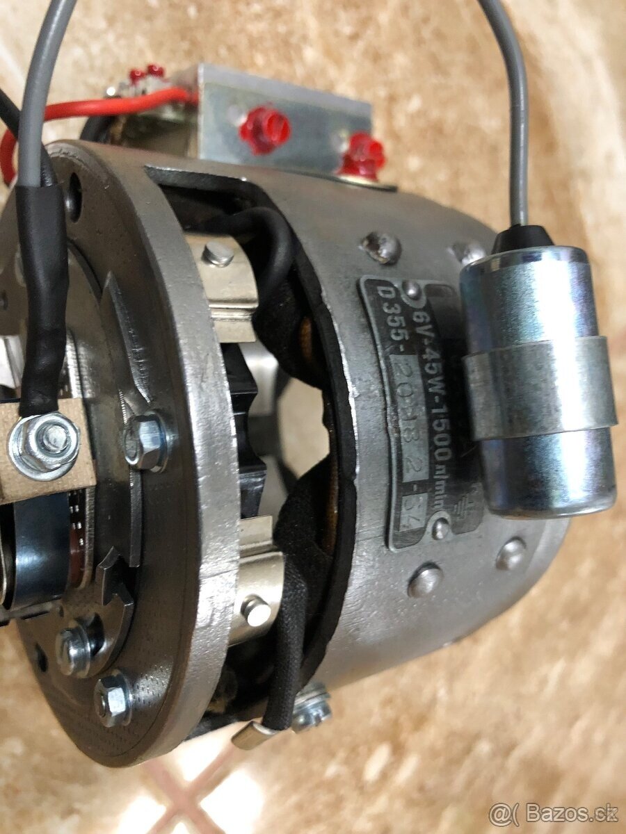 Jawa kývačka, panelka 250 - zapalování po GO, + pól - 3