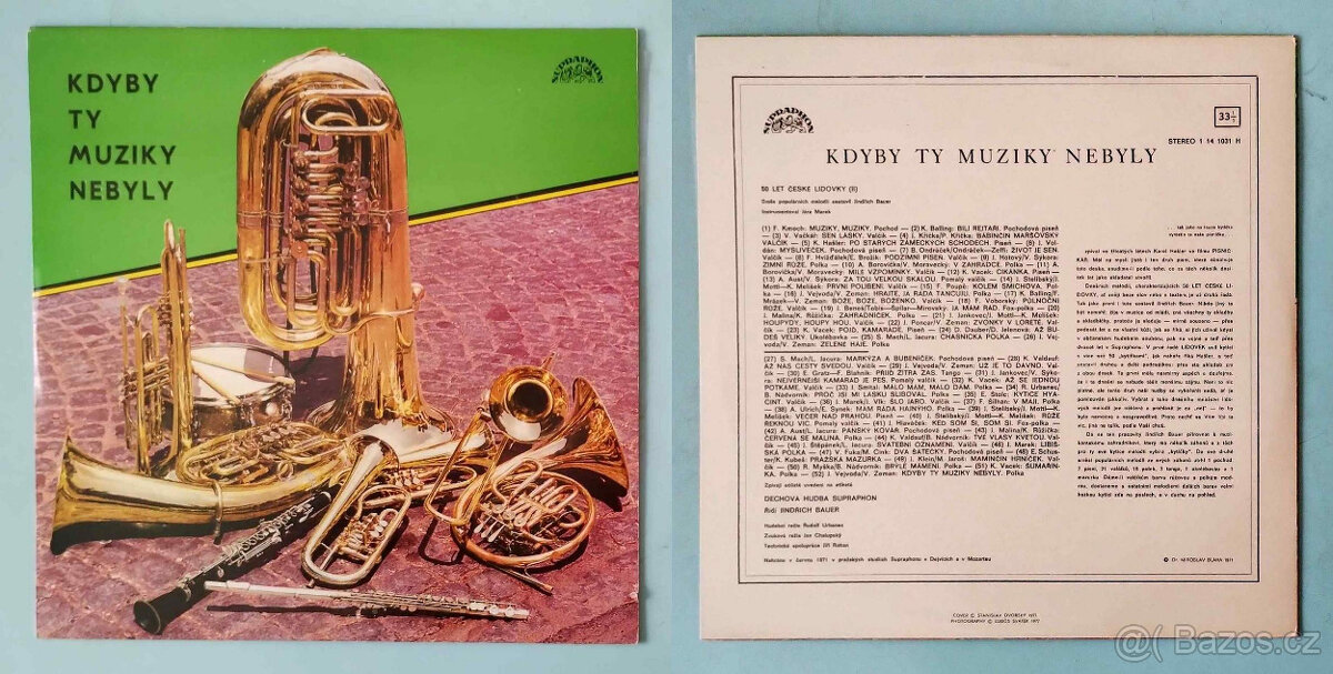 LP desky česká dechovka 14ks + USA dechovka 6ks - 3