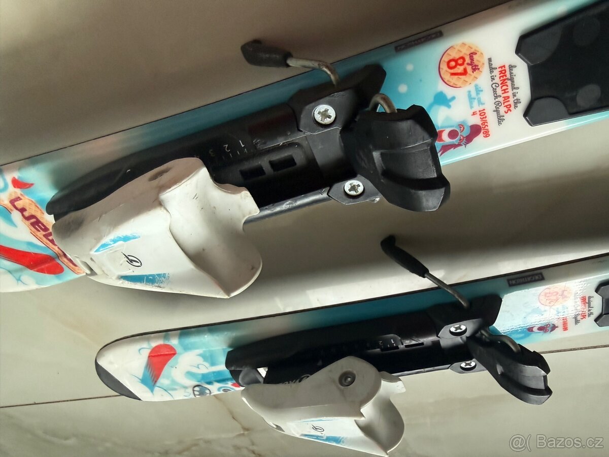 Dětské lyže + rostoucí lyžáky - 3