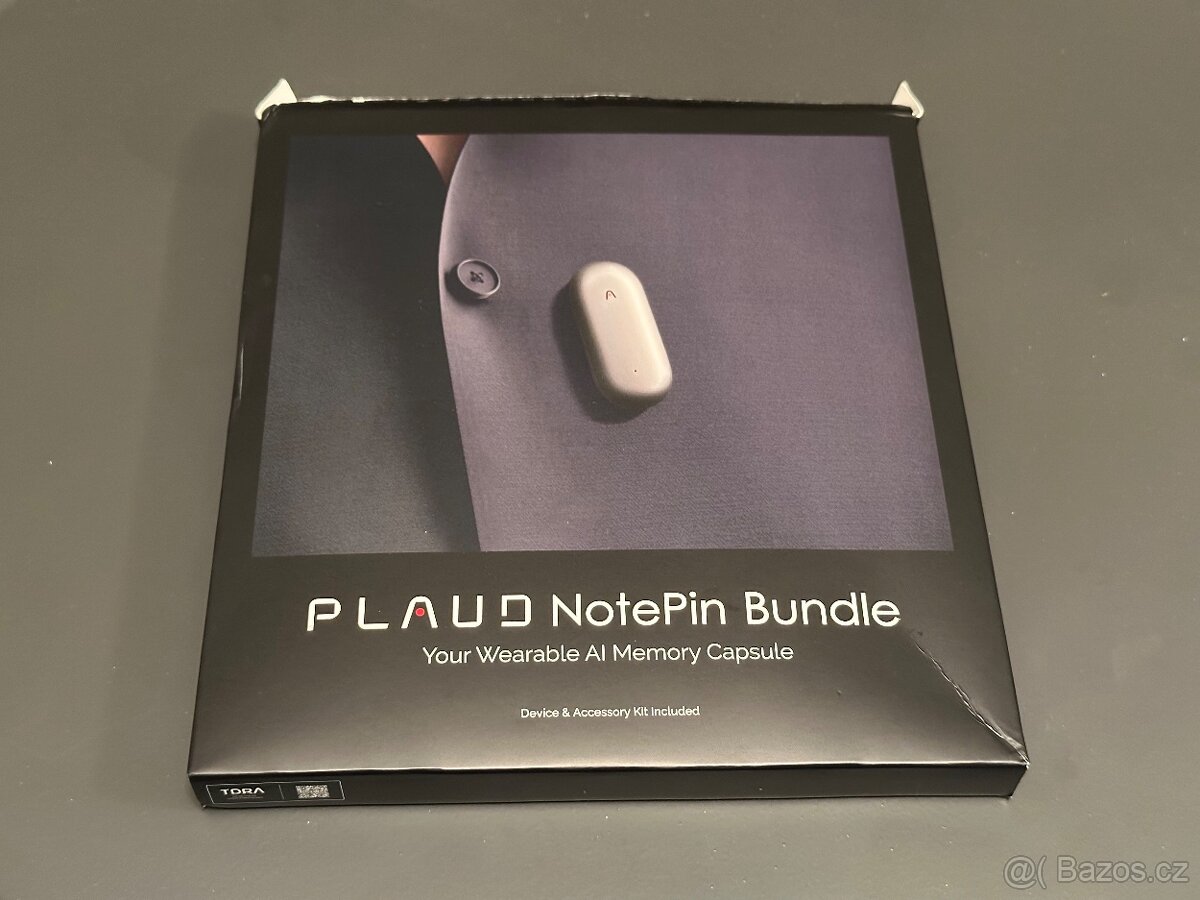 Plaud Note Pin Bundle: AI digitální zápisník + příslušenství - 3