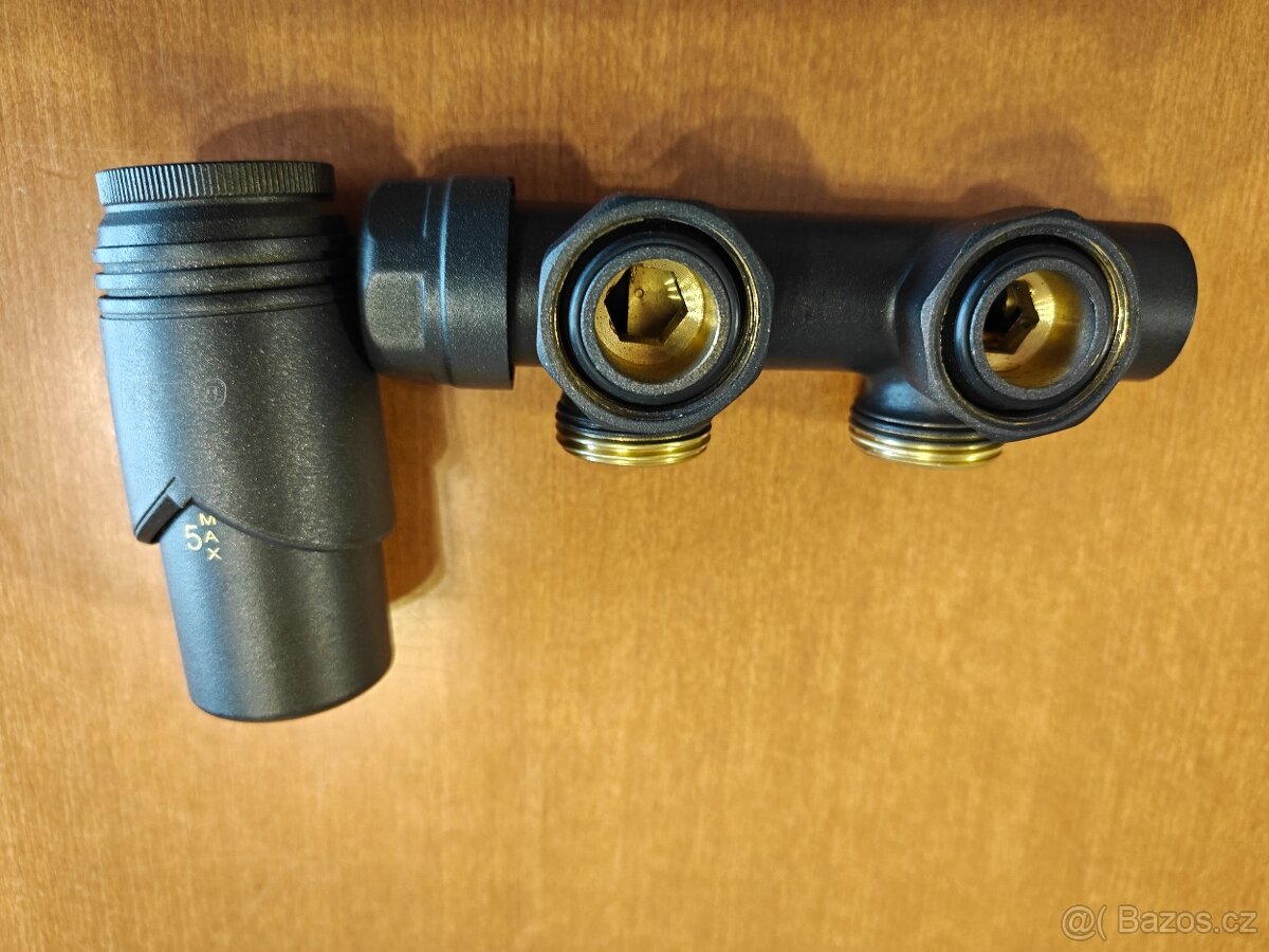 Rohový termostatická ventil antracit Ferro - 3