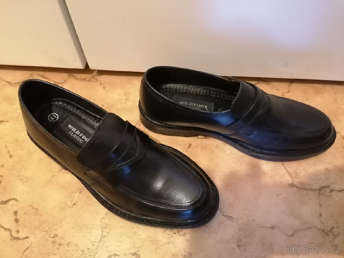 Pánské kožené mokasíny - 3