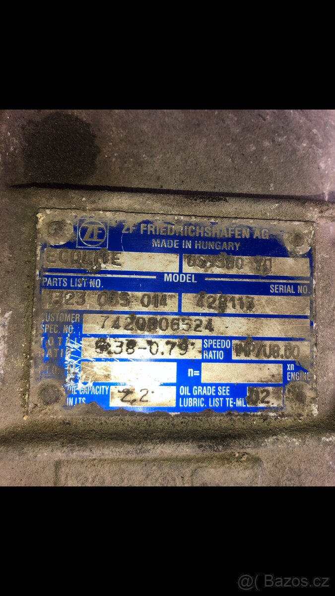 Mascott náprava a převodovka - 3