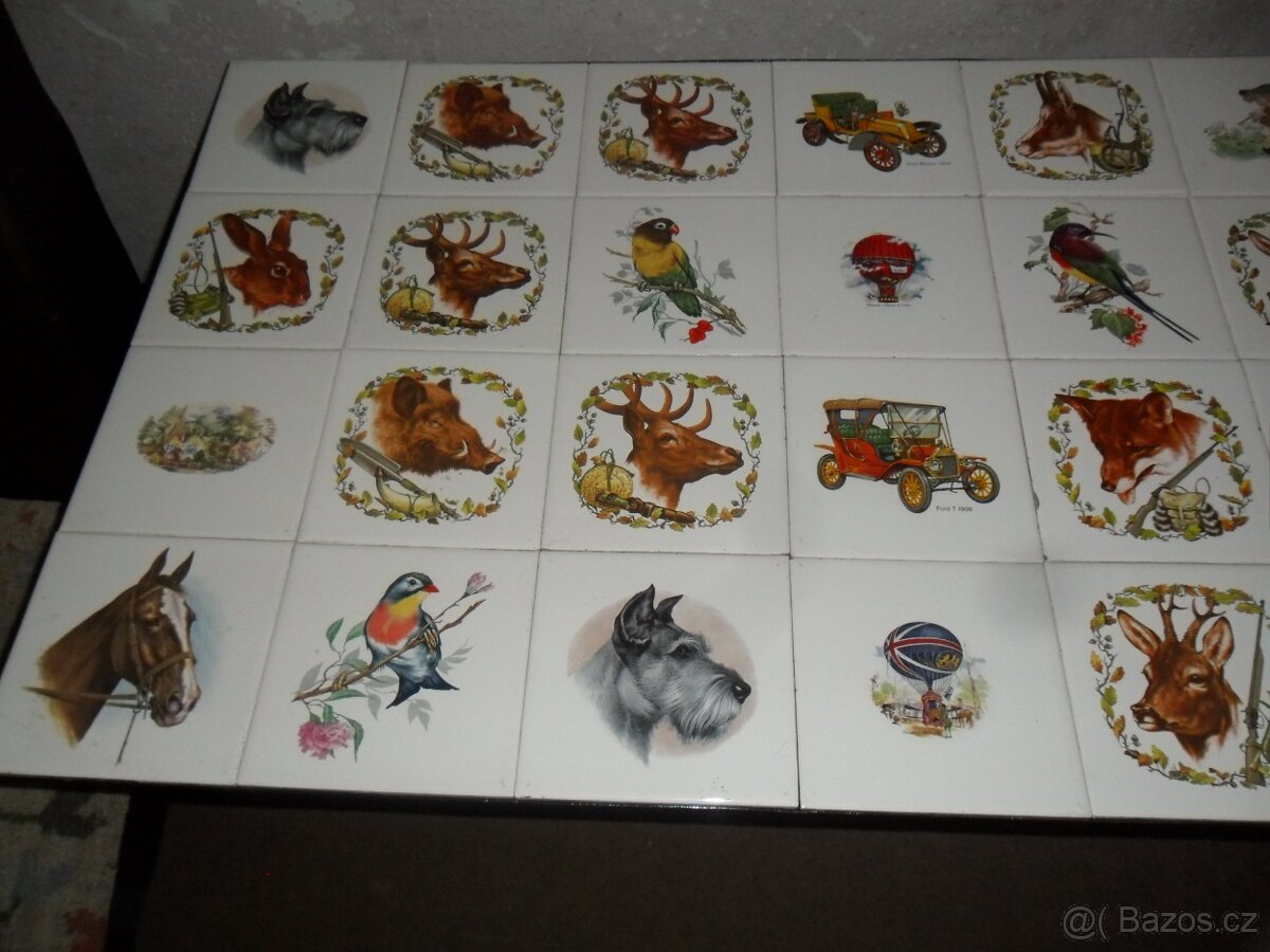 stolek s obkladačkami RAKO přírodní motivy - 3