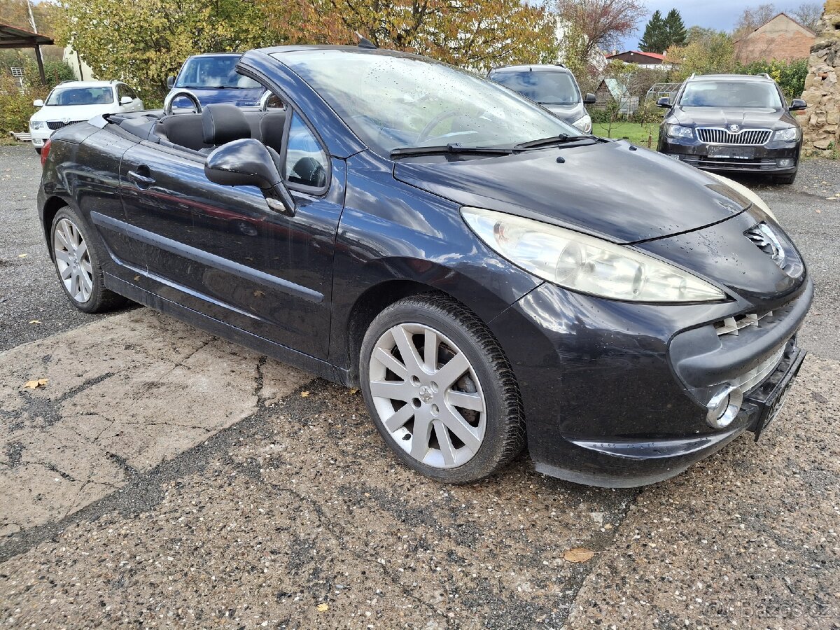 207 CC 1.6 THP 110 KW, ROK 2007,141000KM+SERVISKA, - 3