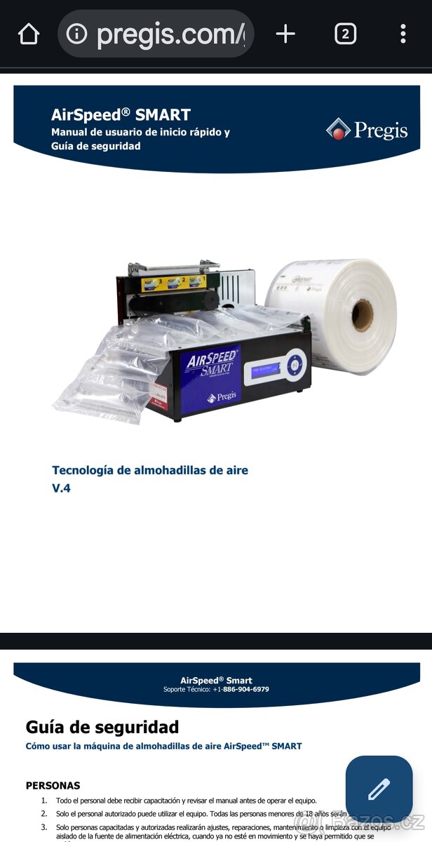 Prodej: Airspeed Smart Inflatable – stroj na nafukovací sáčk - 3