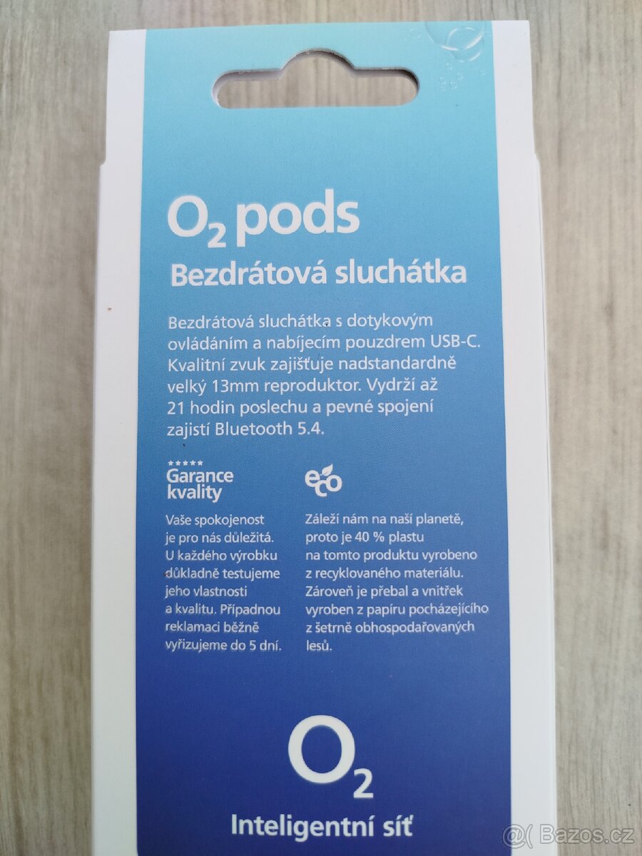 Bezdrátová sluchátka O2 pods - 3