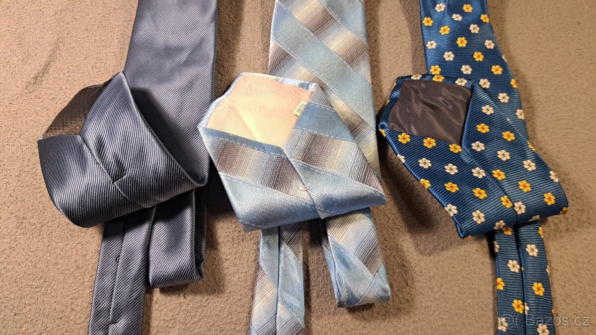 Kravaty - modré - 3