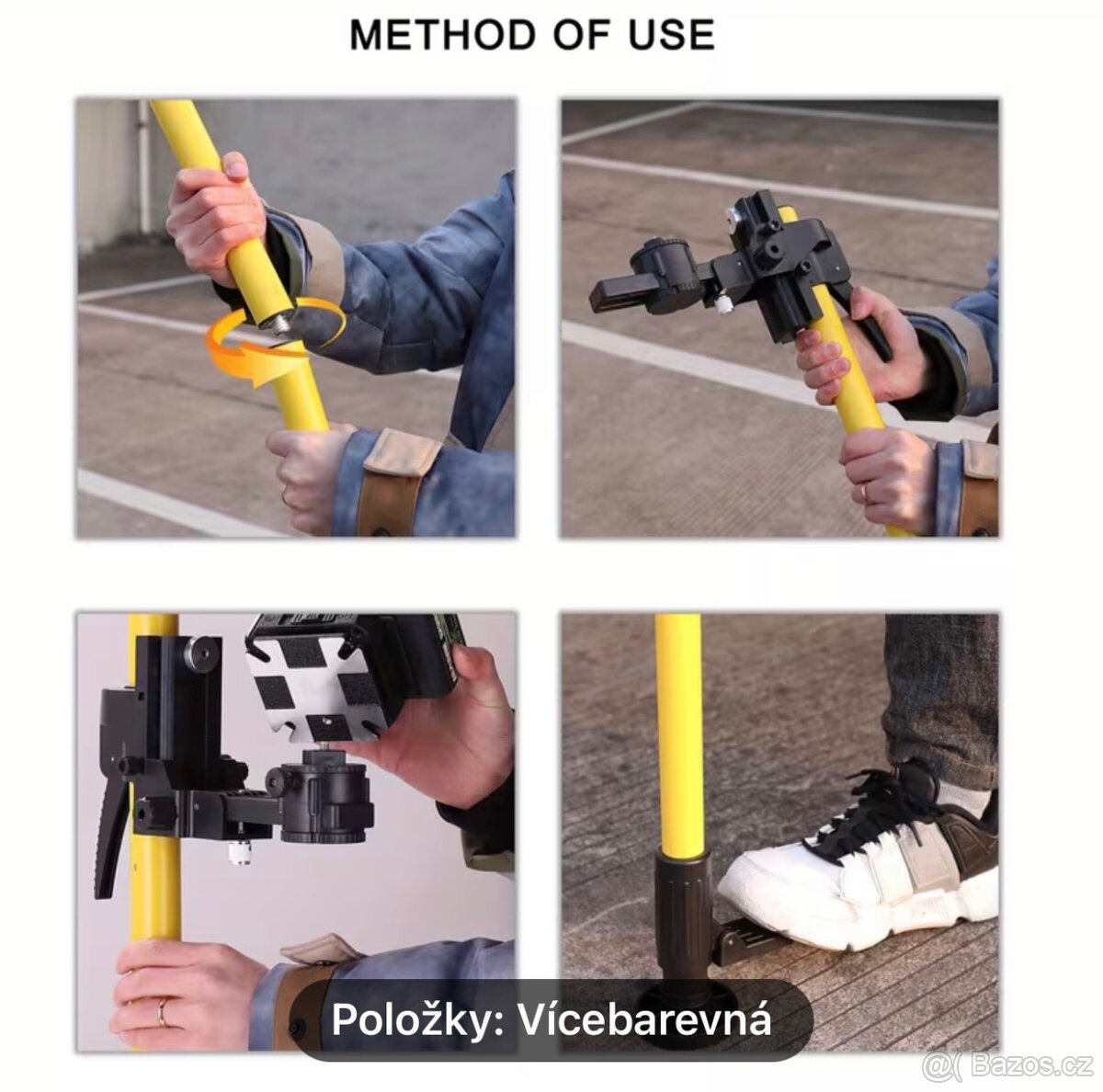 Podpůrný teleskopický stojan, 4,2m - 3