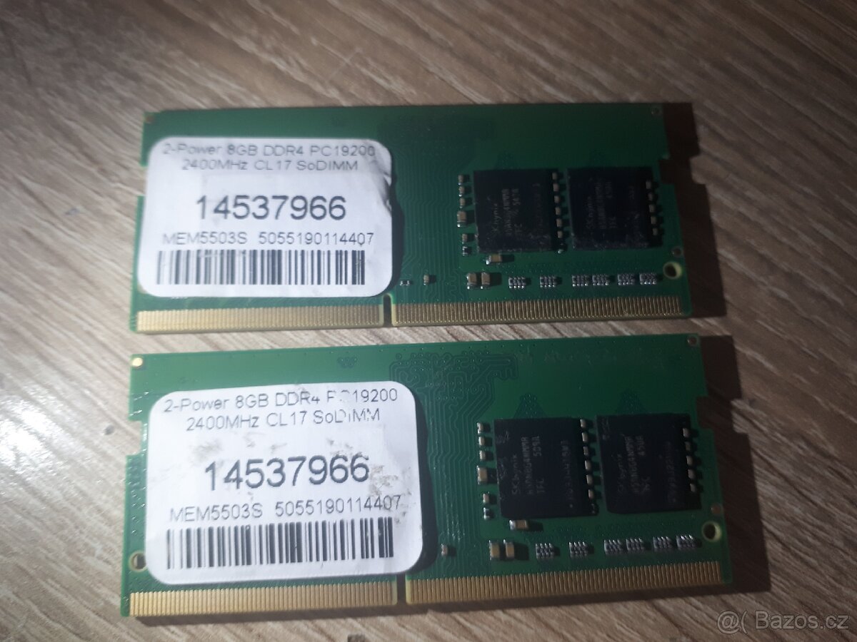 Ddr4 sodimm nové - 3