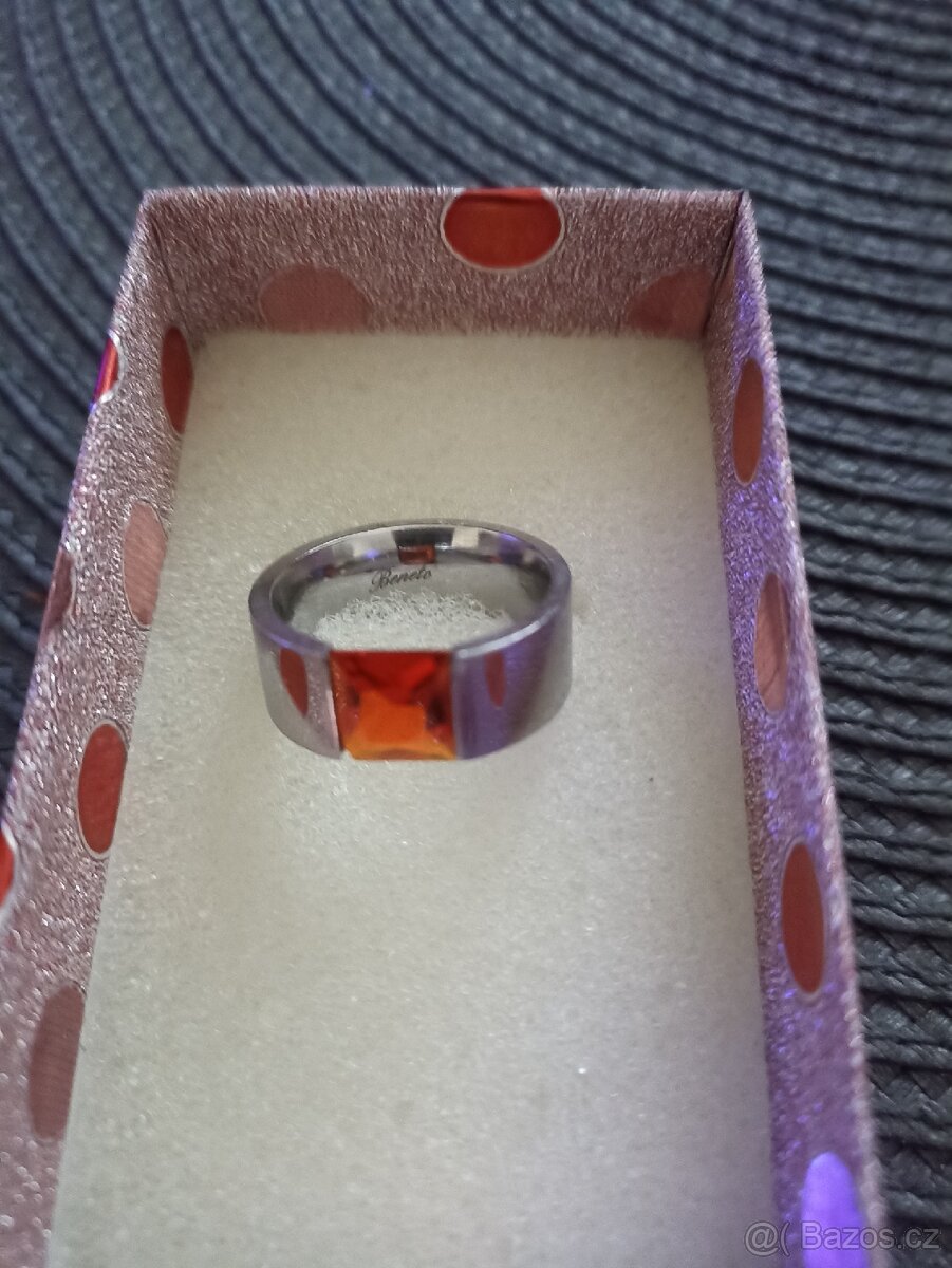 Ocelový prsten - 3