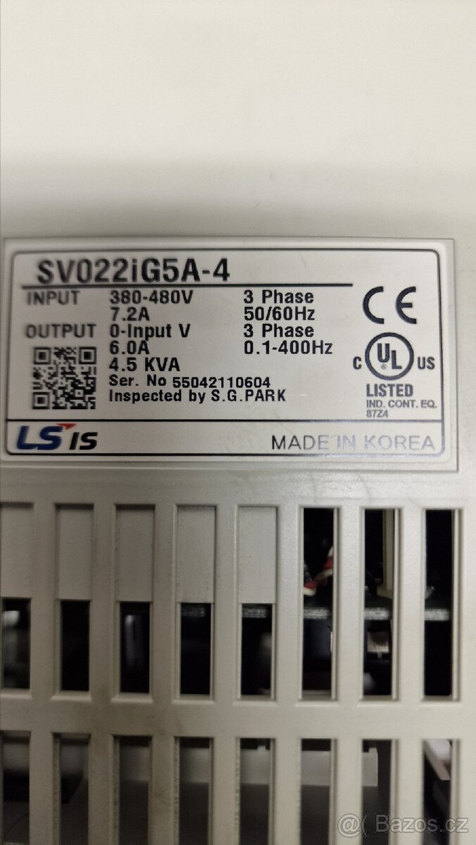 Frekvenční měnič 2,2kw 3x380V - 3