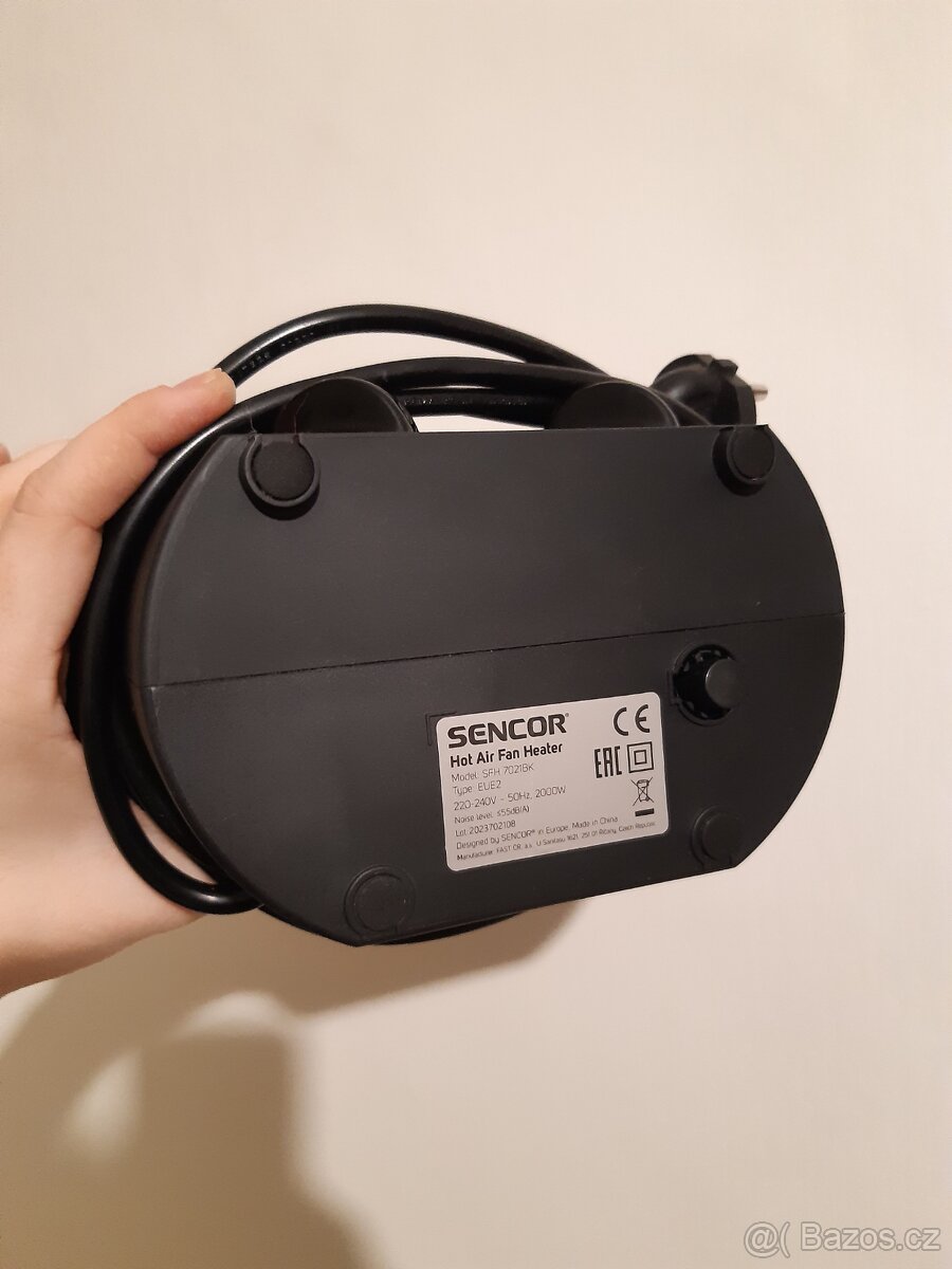 Teplovzdušný ventilátor SENCOR SFH 7021BK - 3