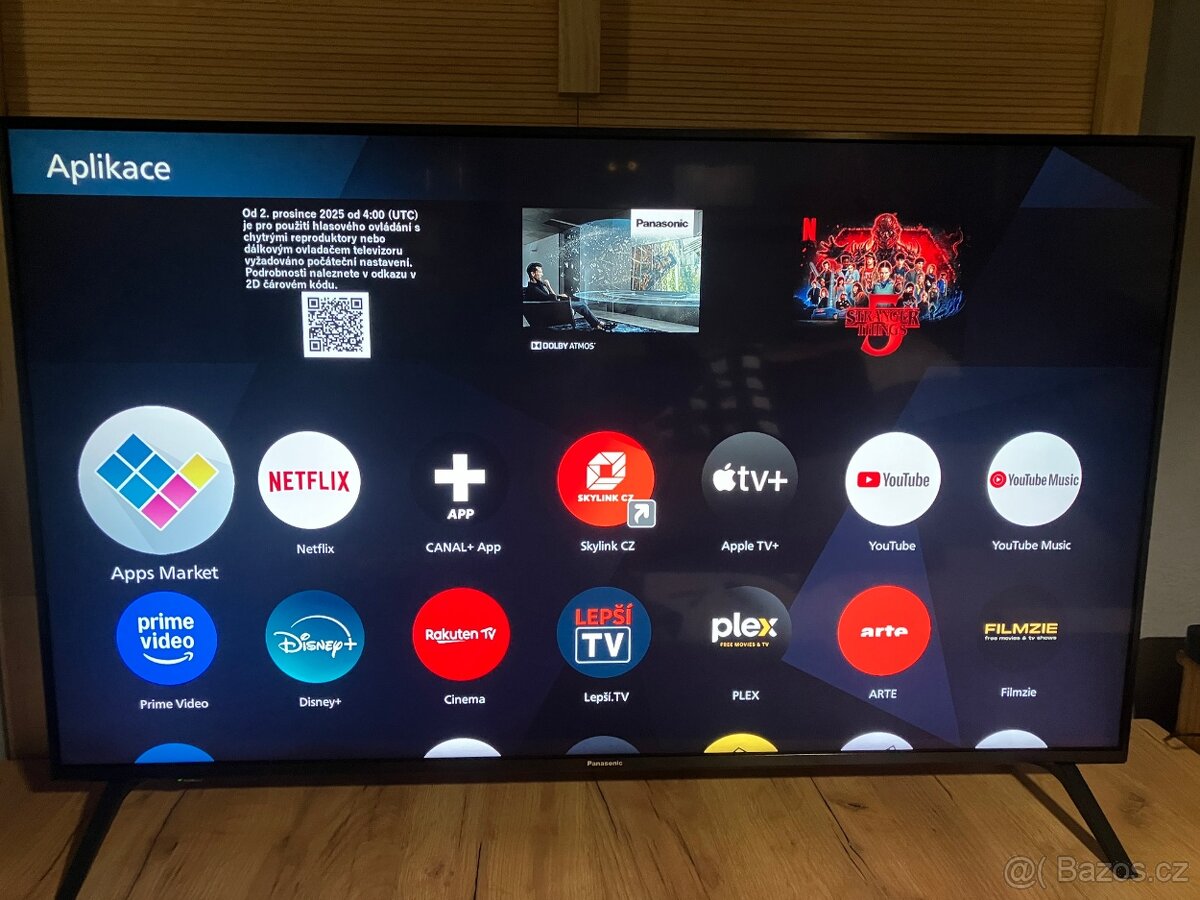 Panasonic TX-49HX940E 100Hz + AppleTV+držák na zeď - 3