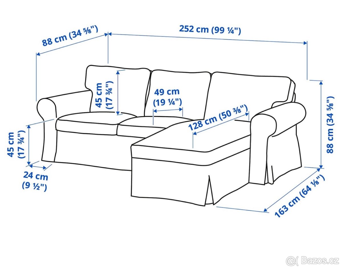 Sedačka EKTORP IKEA - 3