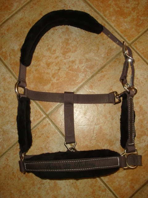 jezdecká ohlávka s beránkem - vel. Cob, zn. FOUGANZA - 3