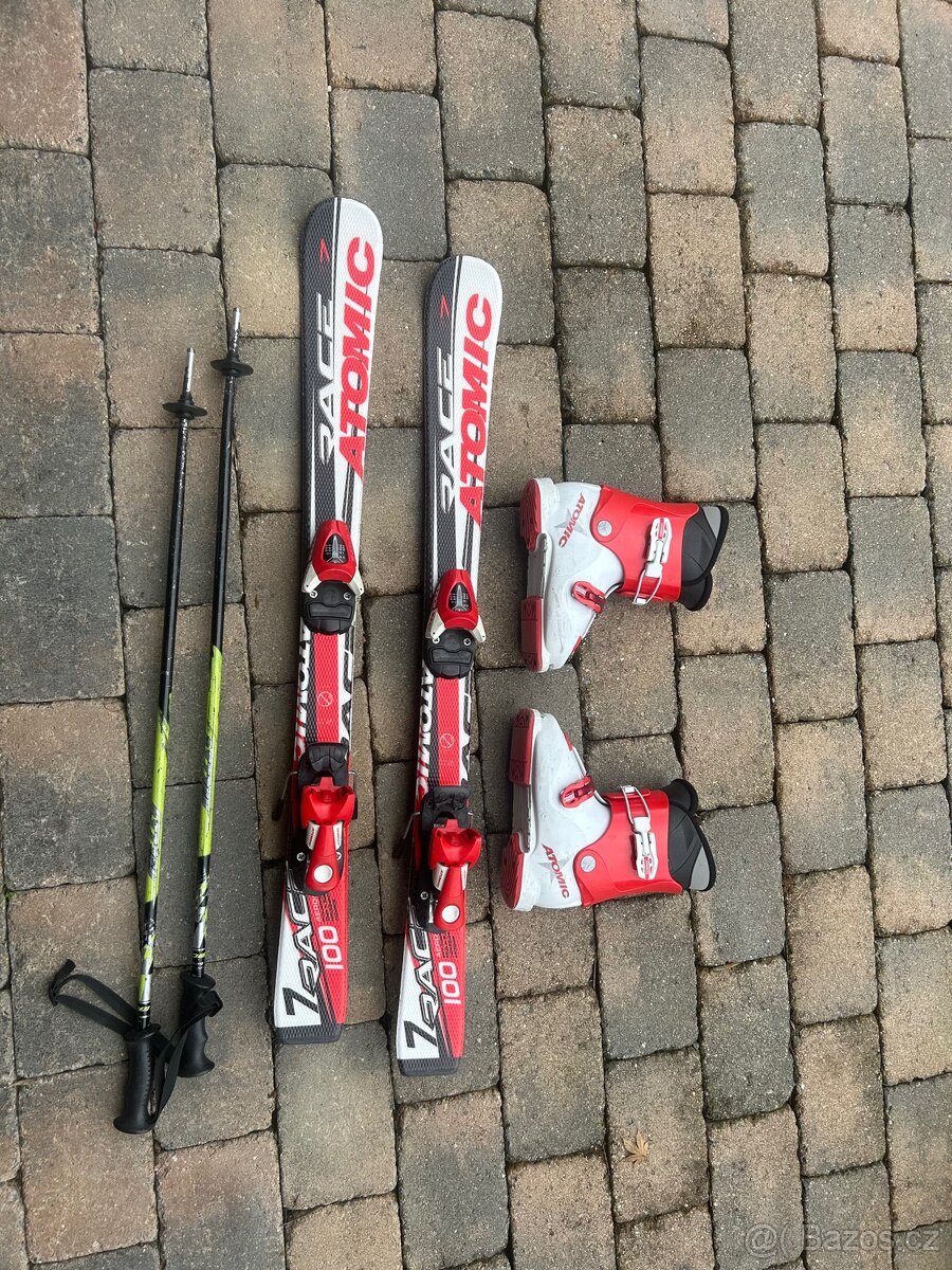 Dětské lyže 100cm a boty (21) Atomic - 3