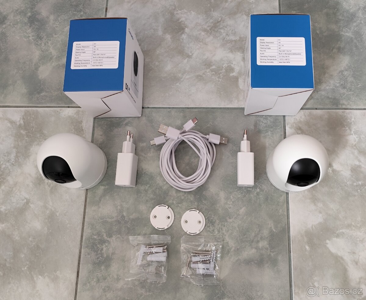 VNITŘNÍ WI-FI KAMERY CINNADO D1 S ROZLIŠENÍM 2K - 3