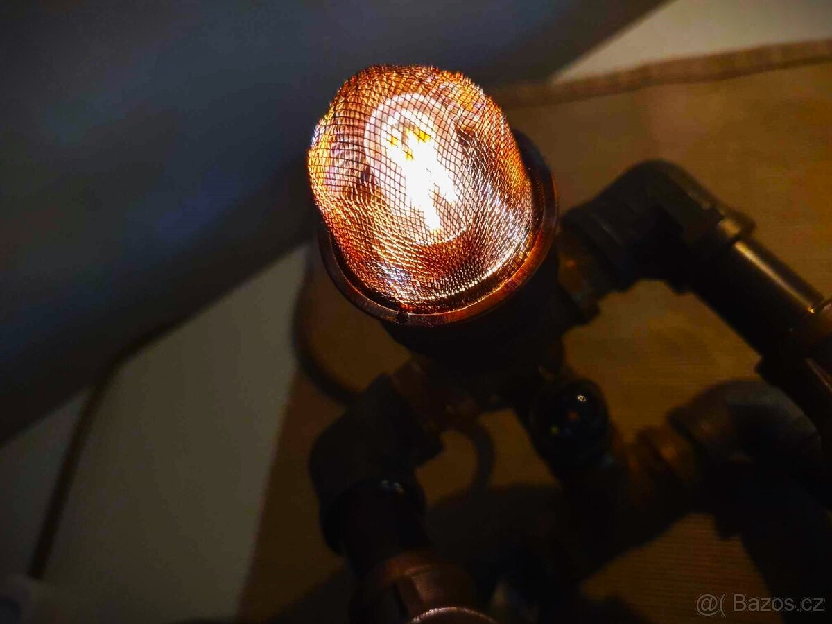 stolní noční lampa retro industrial stolní noční dekorace - 3